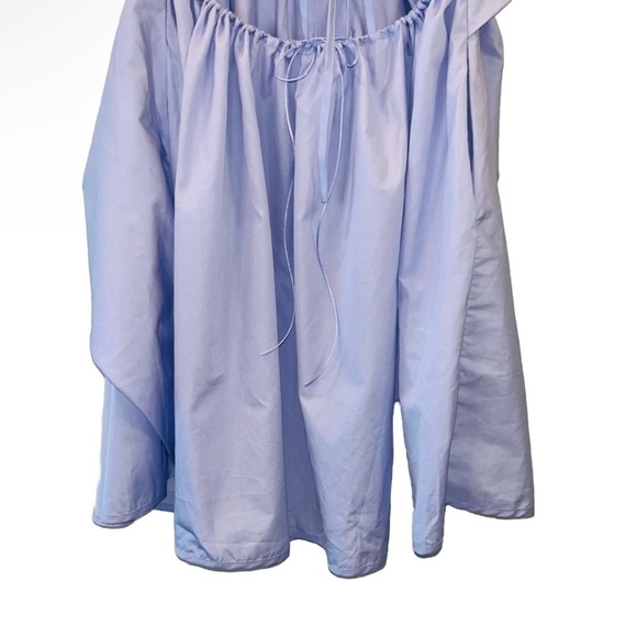 CECILIE BAHNSEN Dress Purple size 8 Seero cutout lavender cotton asymmetric mini - Picture 13 of 15